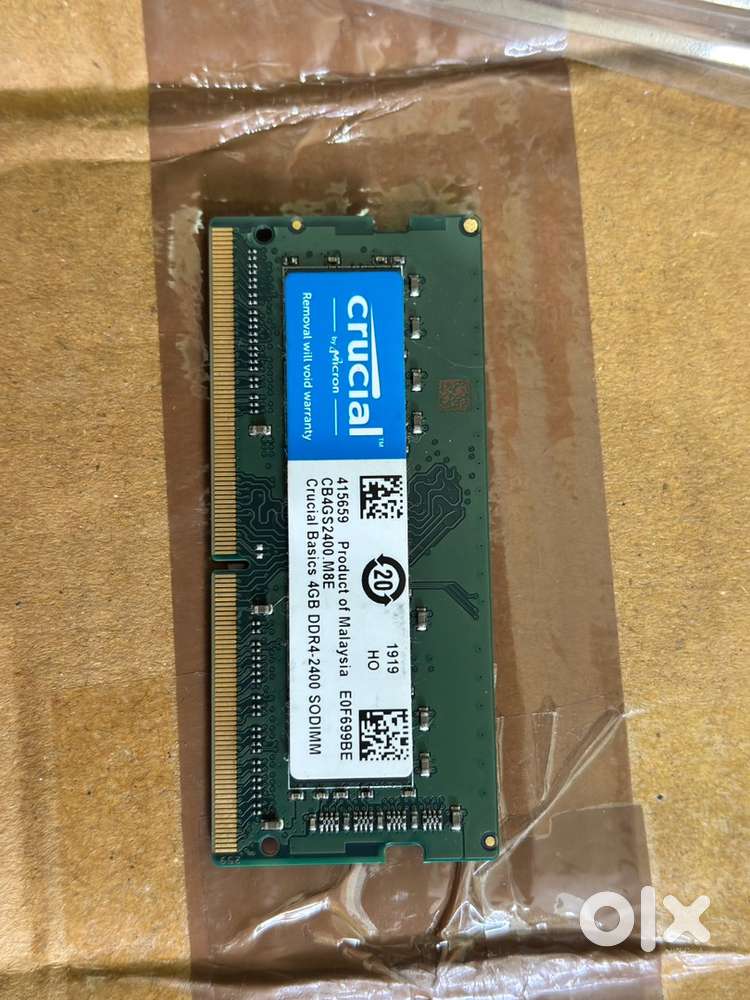Crucial 4GB DDR4 2400MHz SODIMM Laptop RAM