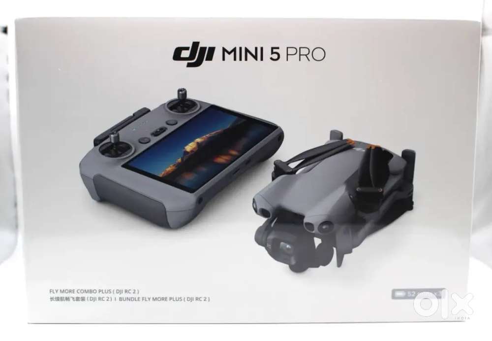DJI Mini 5 Pro Fly More Combo Plus RC 2 Controller Pre-used Product