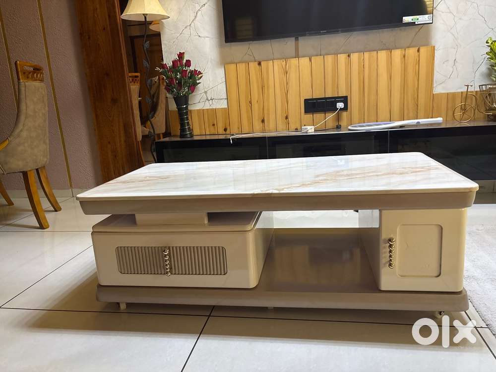 Premium sofa and marble table
