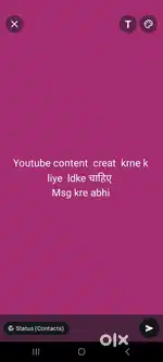Youtube content creation