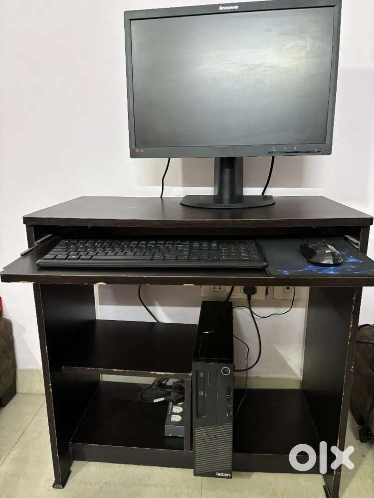 Lenovo Desktop Computer Set, Windows 10 with free Computer Table