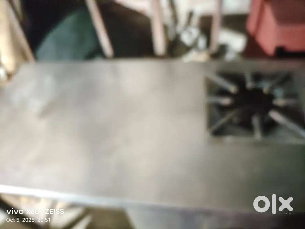 Commercial burner and sink