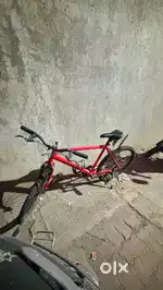 Rockrider, red colour, best for short commute.
