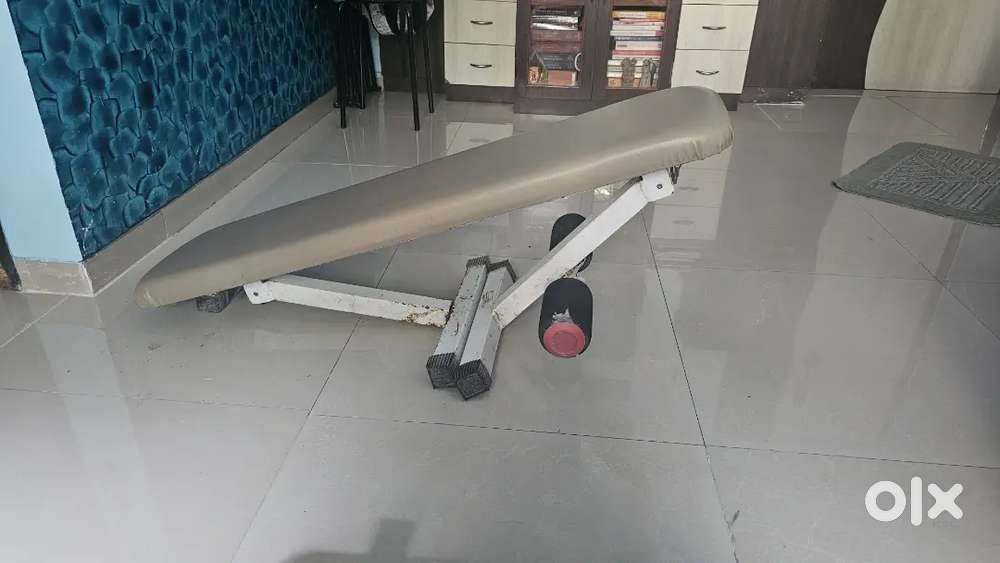 Powermax Iron Dumbell Set 20 kg and Home Gym Bench