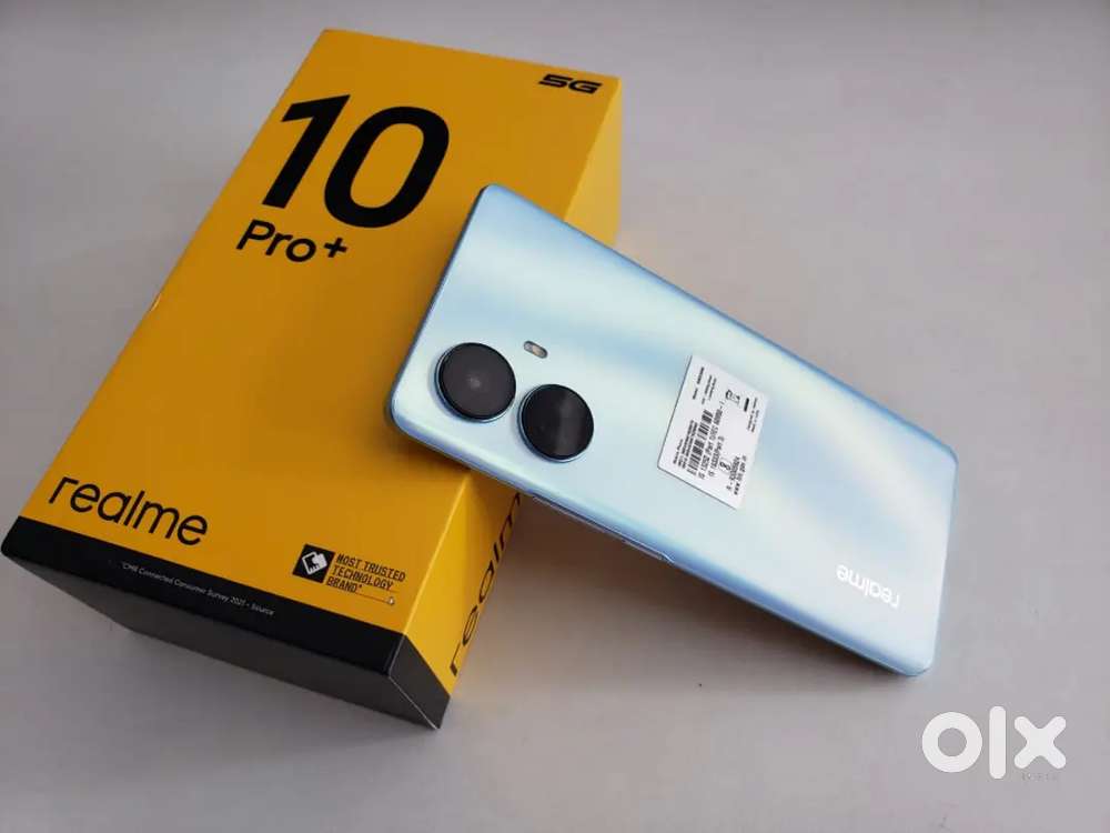 Realme 10pro plus 5g with curved display +gorilla glass
