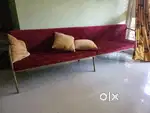 Sofa 10ft long velvet fabric