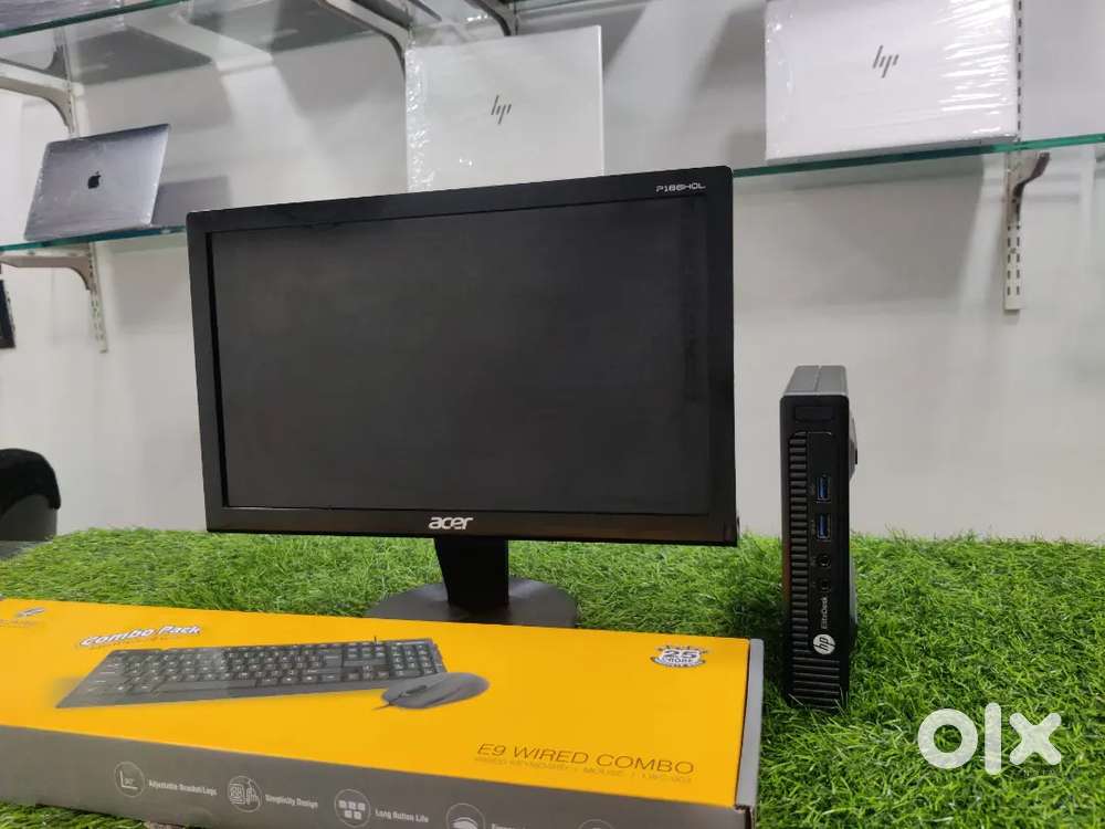HP ELITEDESK 800 G1 CORE I3 4TH GEN 8GB RAM 256GB SSD 19 INCHES SCREEN