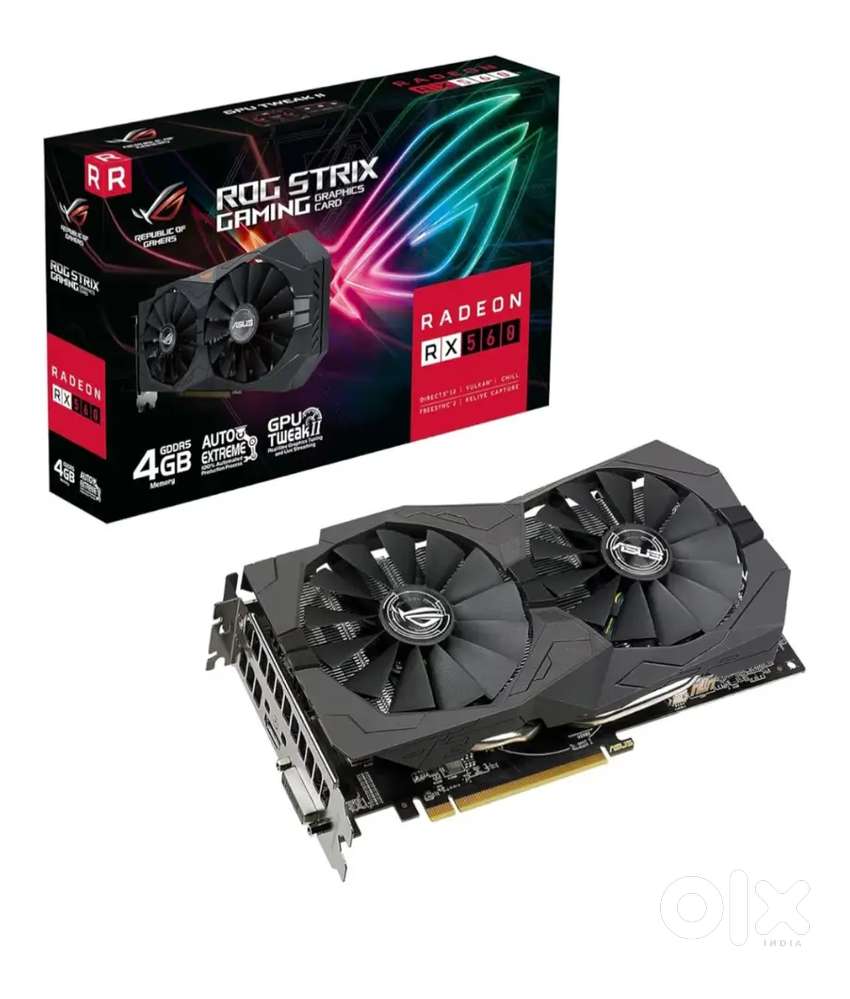 Asus Rx 560 GDDR5 4GB VRAM GPU