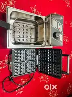 Deep fryer and waffle machine