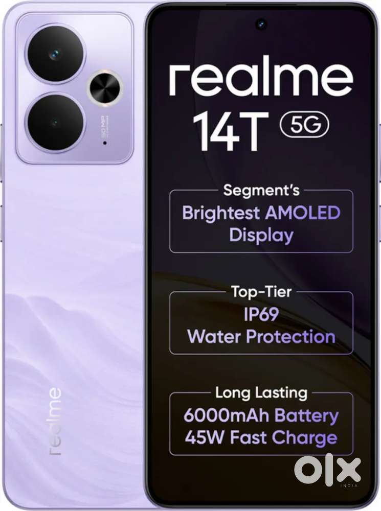 Realme 14T 5G (Lightning Purple , 128GB)(8GB RAM)