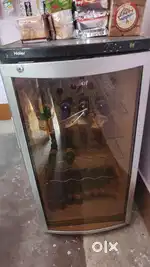 Haier transparent glass fridge