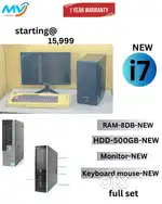 Hard Disk - 500GB  Keyboard Mouse  Basic Software  Power Cable