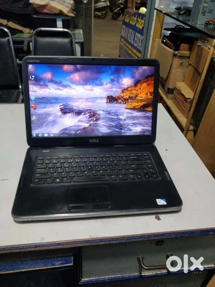 Dell Vostro intel R laptop + 4GB RAM + 500gb storage + Windows 7