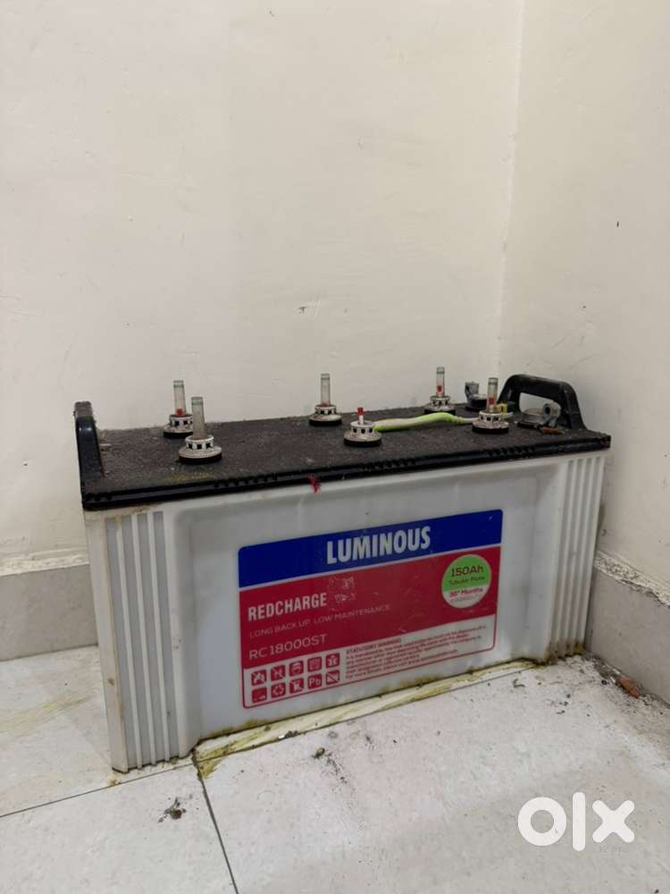 Inverter with battery luminous