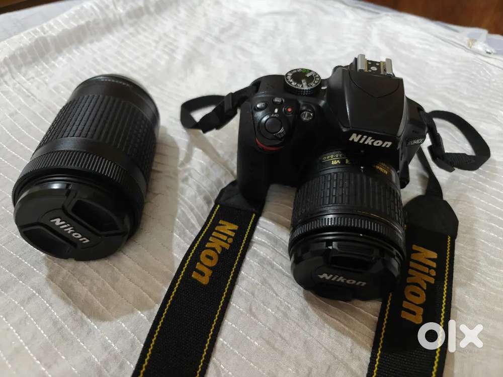 Nikon D3400 with 18-55 VR & 70-300 VR
