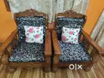 PURE SAGUAN / TEAK SOFA 3+2 WITH NEW CONDITION