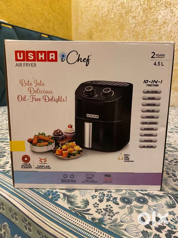 Air fryer usha 2 year waranty