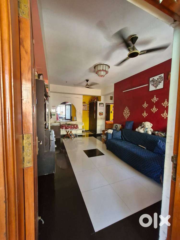 Furnished with wardrobe, modular kitchen and AC in 1 bedroom