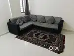 L shape sofa - grey colorr