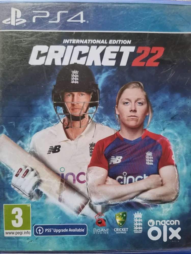 Ps4 games cricket 22 ; just cause 3 ; God of war 4