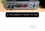 Portable Retro Stereo, Class D amplifier, 5.1 amplifier, Sony speaker