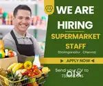 Needed staff for supermarket