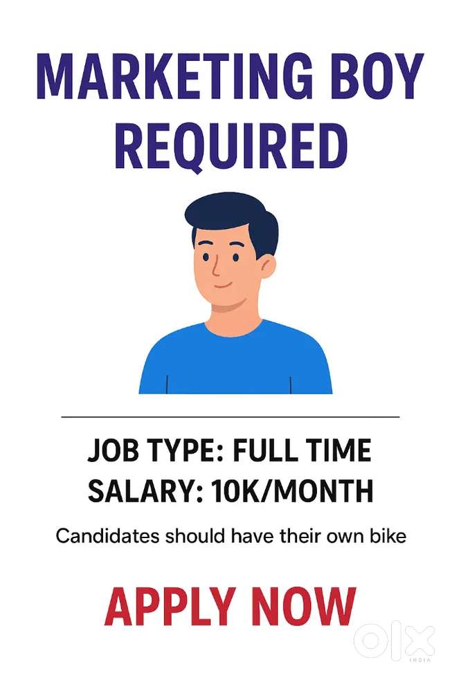 Marketing Boy / Field Sales – Commission Base (RK COLLECTION)