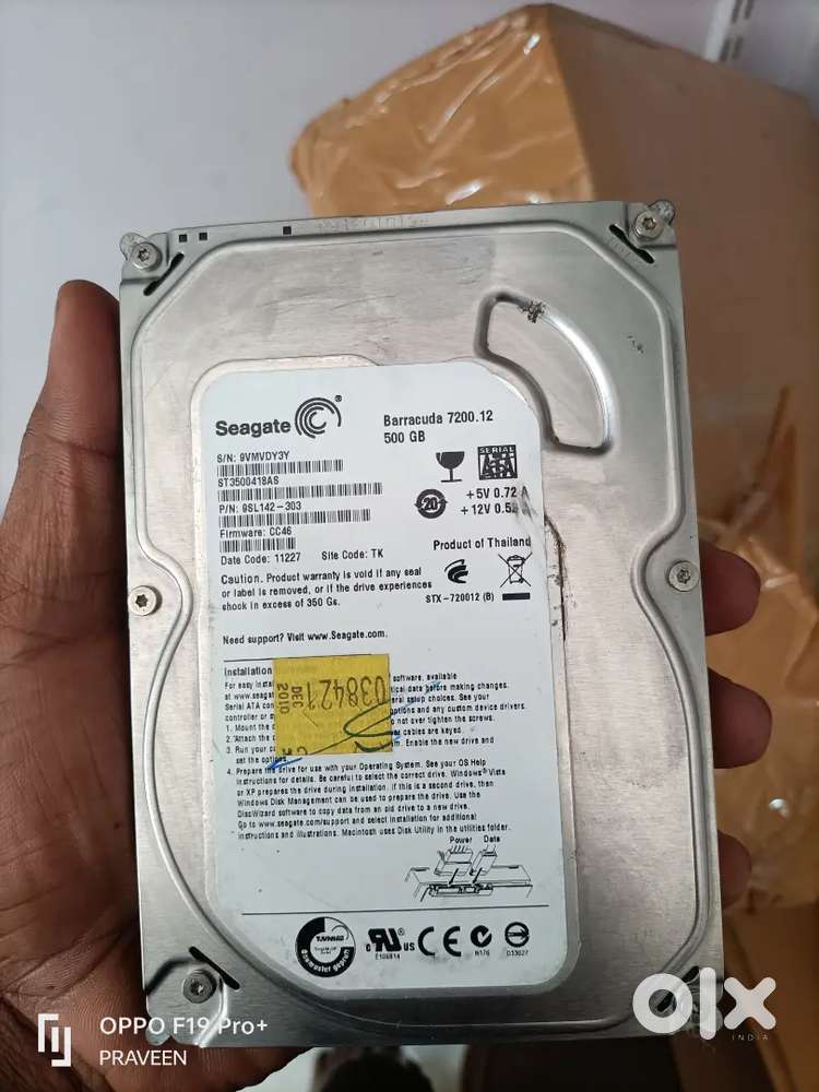 500gb Hard disk