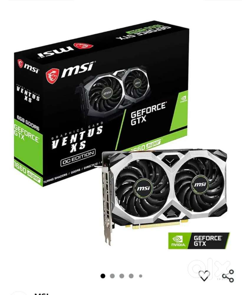 MSI GeForce GTX 1660 SUPER VENTUS XS OC 6GB GDRR6 Graphics card