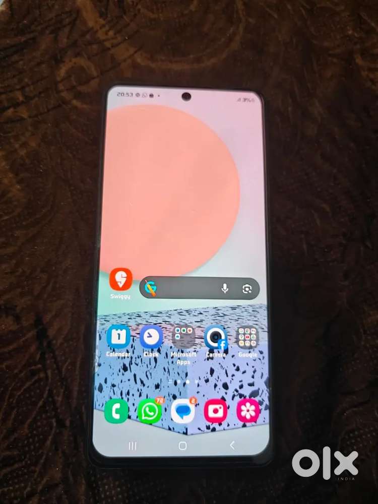 Samsung M52 5G perfect condition with bill box,, 3 year's old