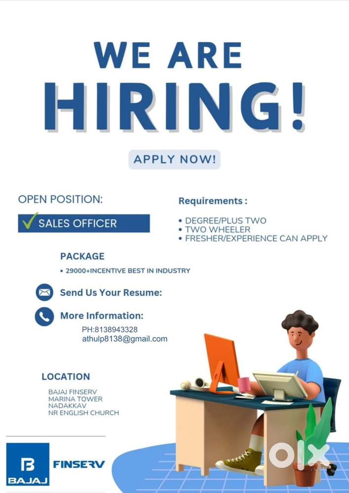 BAJAJ FINACE  SALES OFFICER