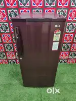 ^~` LG maroon new fridge just used for 9 months not a scratch on fridg