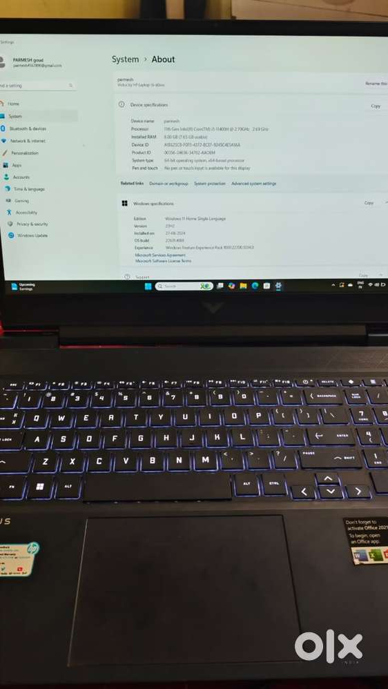 Victus by  hp laptop 16- d0302TX