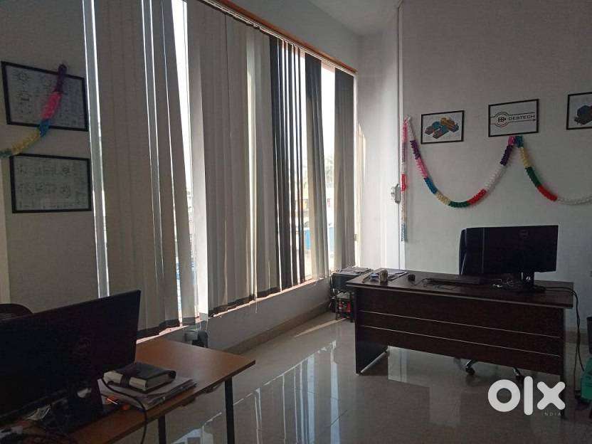 Semi Furnished with Tables for 7 Persons working Space