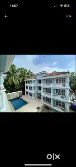 1 bhk fully furnished with  generator backup ,swimming pool and gym