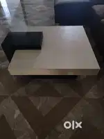 6 seater sofa and center table