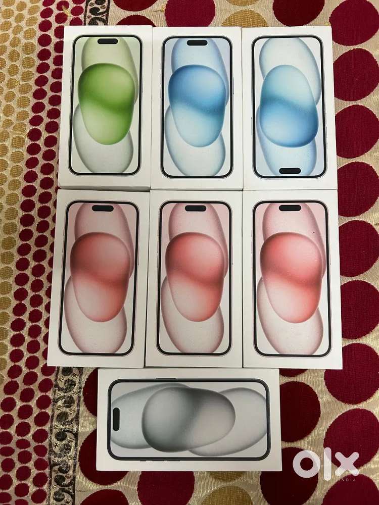 IPHONE 15 SEALED PACK 128 GB WITH BILL BOX