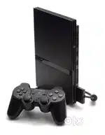 PS2 Console with Joystick, OPL, Cables & Games