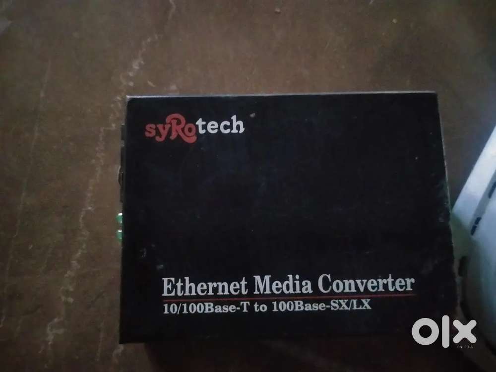 Tp link router and ethernet media converter