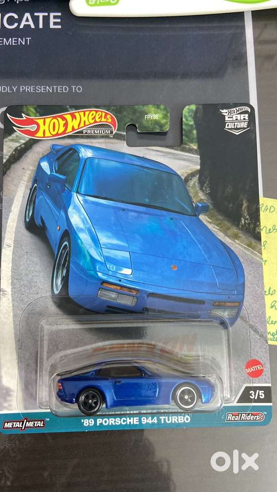 HOTWHEELS 89 PORSCHE 944 TURBO