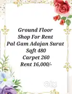 Shop For Rent Ground Floor Adajan Pal Gam Surat