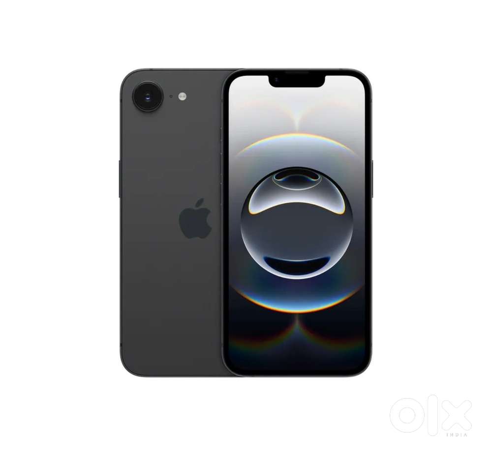 Apple iPhone 16e - 128GB - Black - Free Back Case with Stand