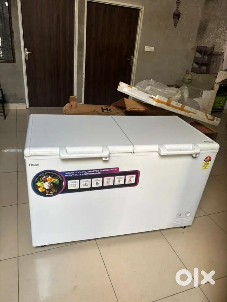 Haier deep fridge and griller