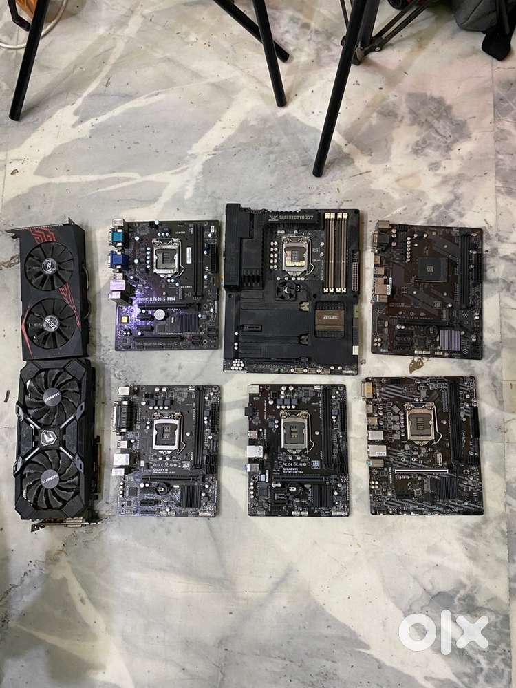 Dead gaming graphics card rx570 and gigabyte 1080 and dead motherboard