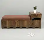 Wooden Sette Sofa with Storage