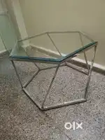 teapoy table Iron Glass material