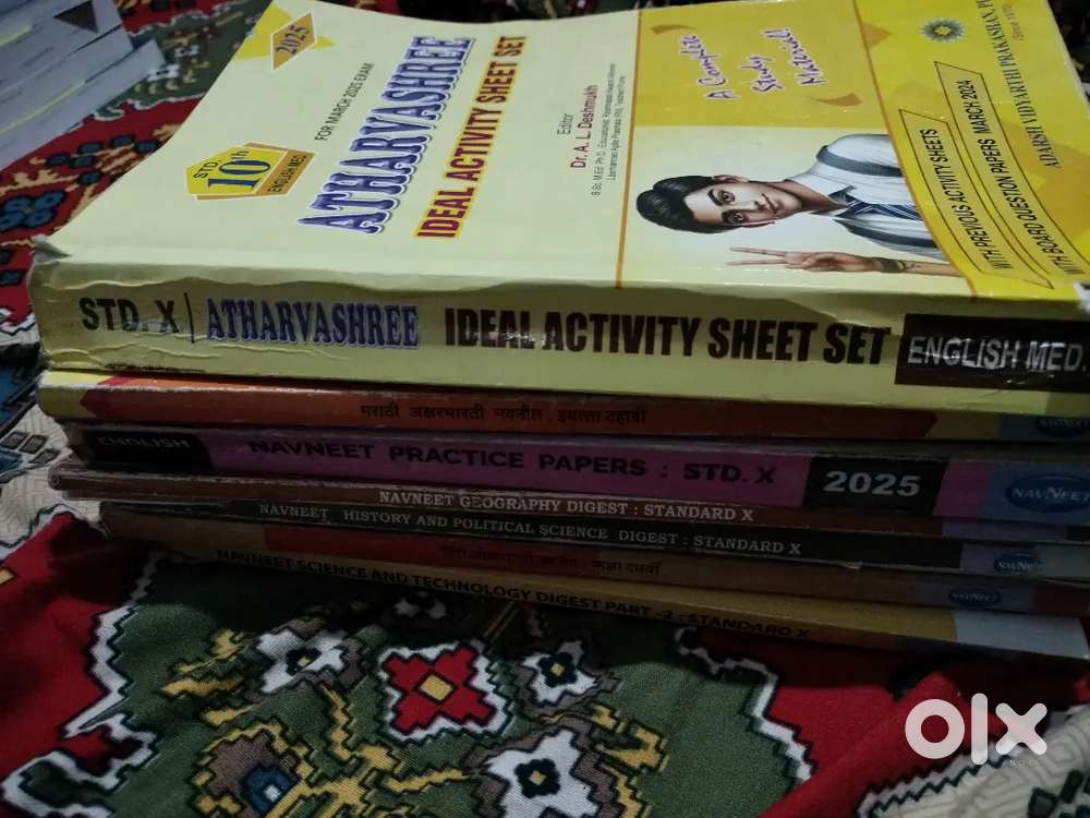 10 th std State Board books set in half price only .