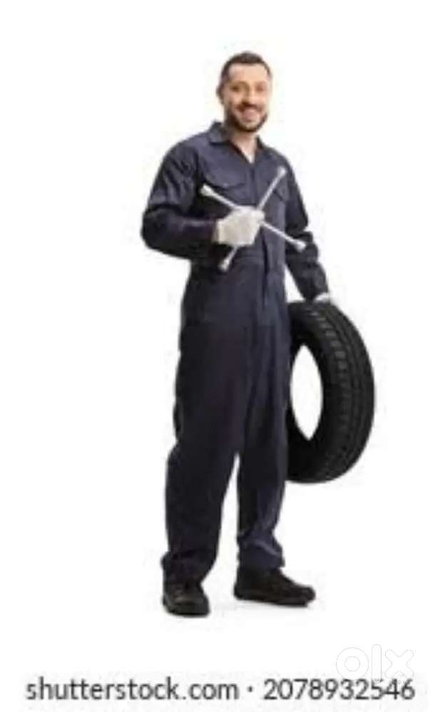 Well experienced tyre man