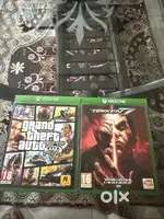 Xbox one cd Tekken 7 and Gta 5 original price 4700