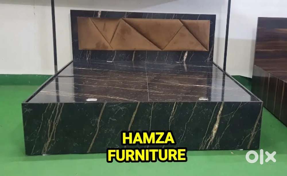 HAMZA FURNITURE New designer stylish look particle wood Bed 6by6